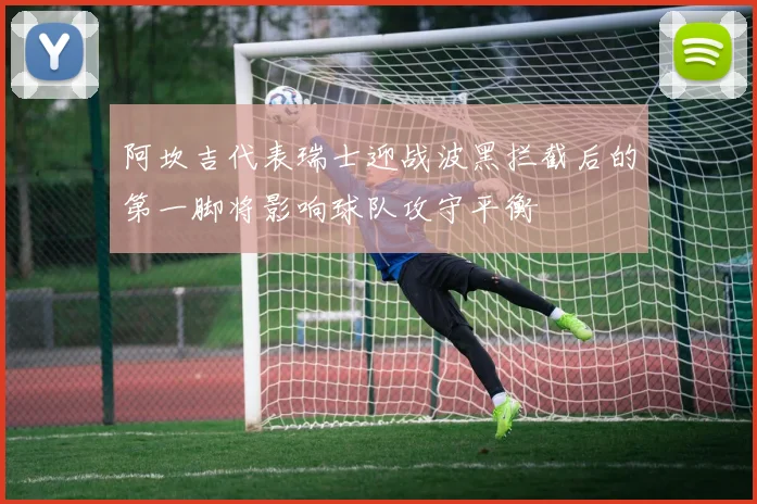阿坎吉代表瑞士迎战波黑拦截后的第一脚将影响球队攻守平衡